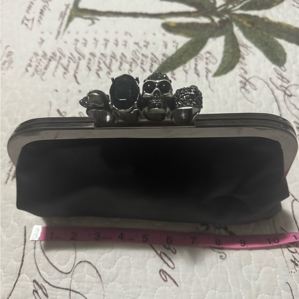 Halloween purse skulls goth like new black